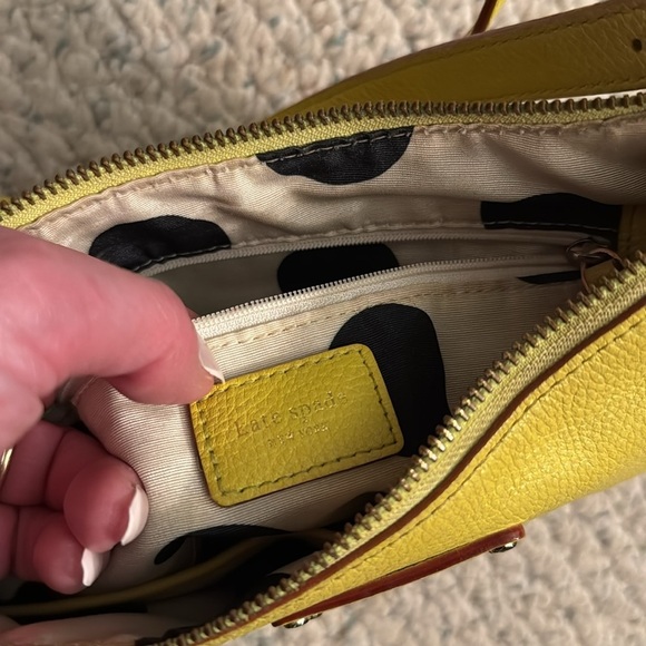 Kate Spade Neon Green Leather Shoulder Bag - Picture 8 of 8